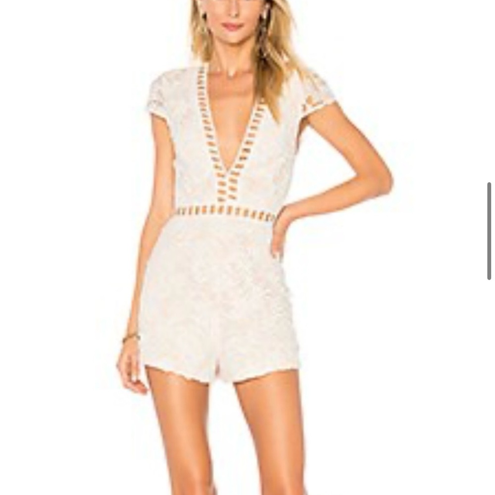 By the way adorable white lacy romper